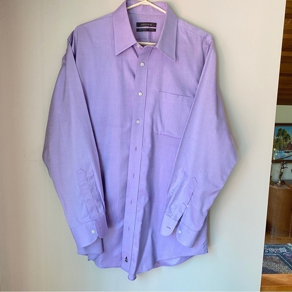 Lavender Dress Shirt by Nordstrom. - Picture 3 of 7